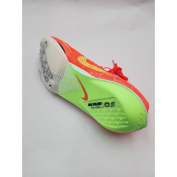 Size 8 - Nike Zoom Victory 2 Track Spikes Bright Crimson Lime Blast | FD8411-600